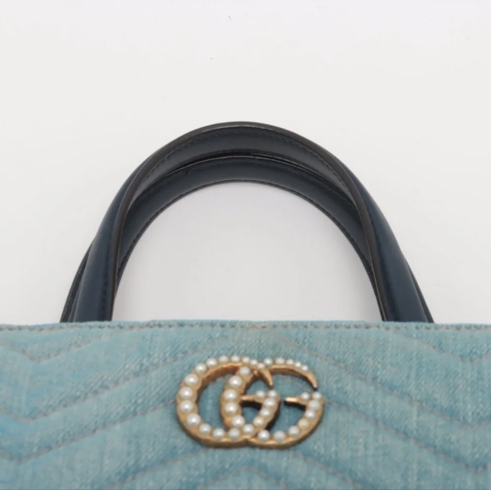 Authentic Gucci GG Marmont 2 Way Handbag - Picture 6 of 12
